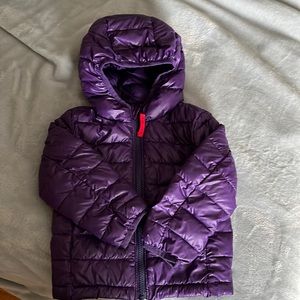 Toddler girls Primary brand jacket. Worn one season, purple color.